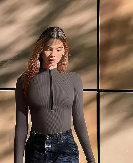 Snatched Bodysuit Lange Mouwen Dames - Slimfit - Belle Couture - FP 19 - Essential Elegance