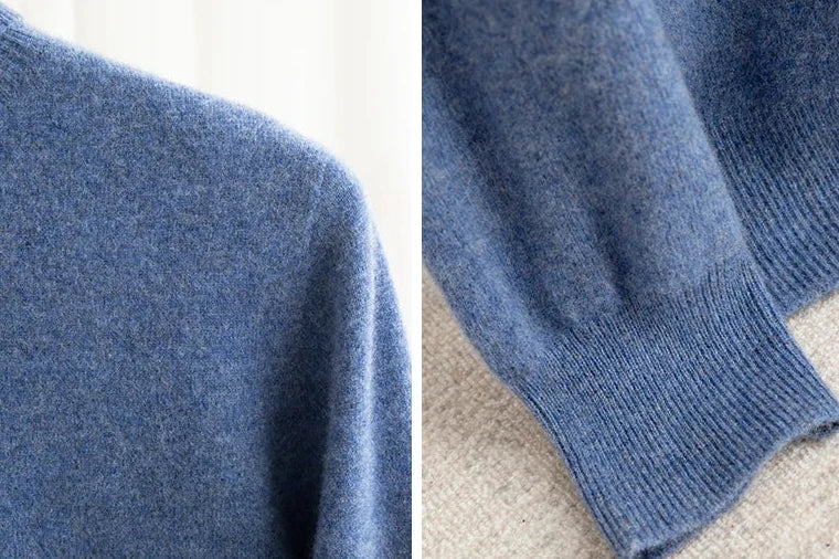 Business Wool Turtleneck | High Quality Materials - Warm and Cozy - Fall - Ideal for Formal and Informal Occasions