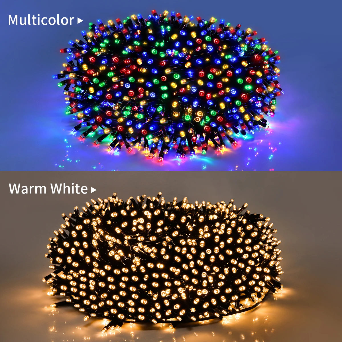 LED kerst verlichting - 10/20/30/50/100M - Voor Buiten en Binnen - Waterbestendig - In meerdere Kleuren Beschikbaar
