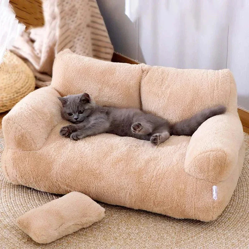 SofaLux | Luxe Kattenbed voor Winterse Gezelligheid en Comfort