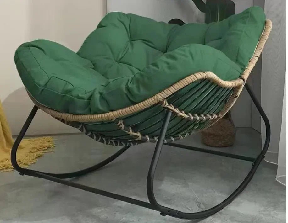 Rotan Relaxstoel - Loungestoel met Luxe Design voor Comfortabel Ontspannen, Ideaal voor Woonkamer of Balkon