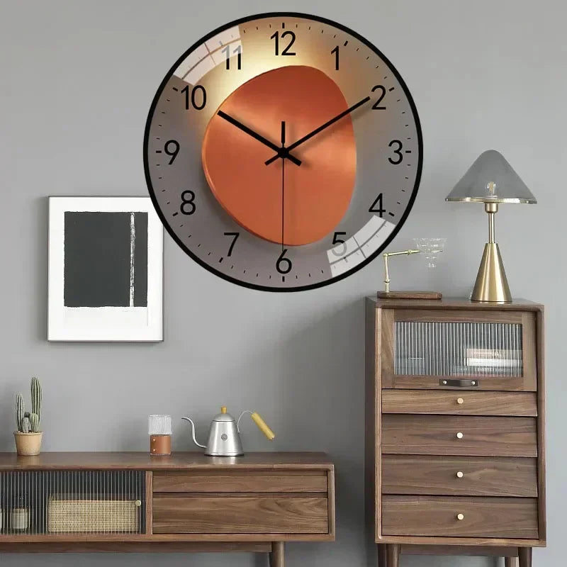 SilentTime Wandklok - Klassiek Ontwerp met Tijdloze Charme - Elegant, Stille en Perfect voor Elke Kamer