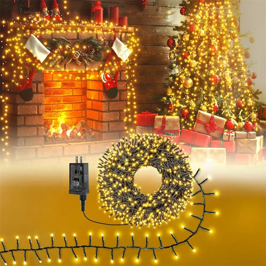 LED Kerstverlichting 10/20/30M - 3 standen - Geschikt voor binnen en buiten - A+