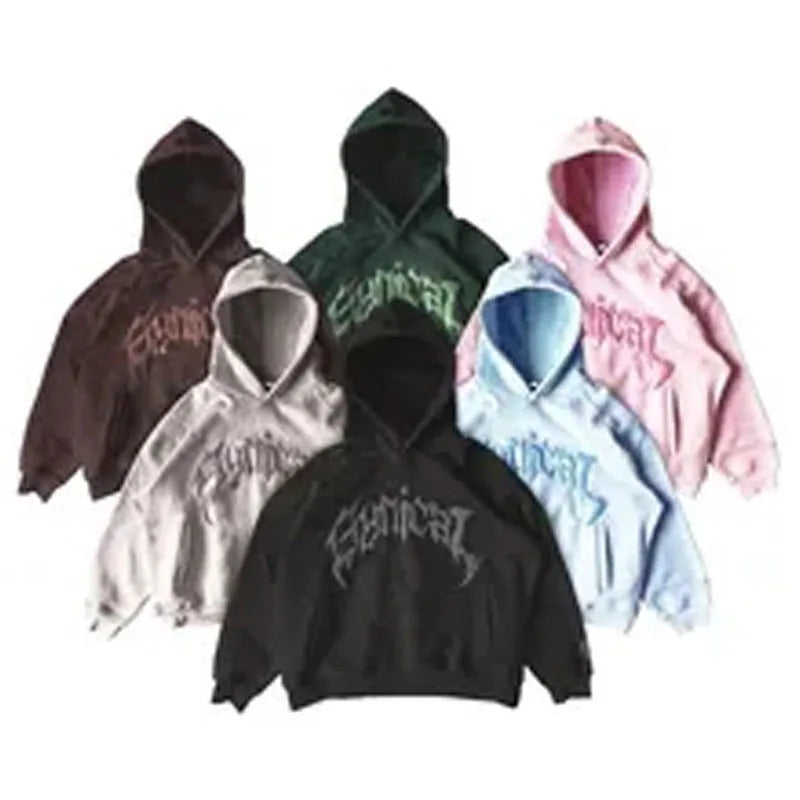 Harajuku Brief Gedrukte Hoodie | Loose Fit | Stijlvolle Casual Streetwear - Comfortabele Oversized Pasvorm