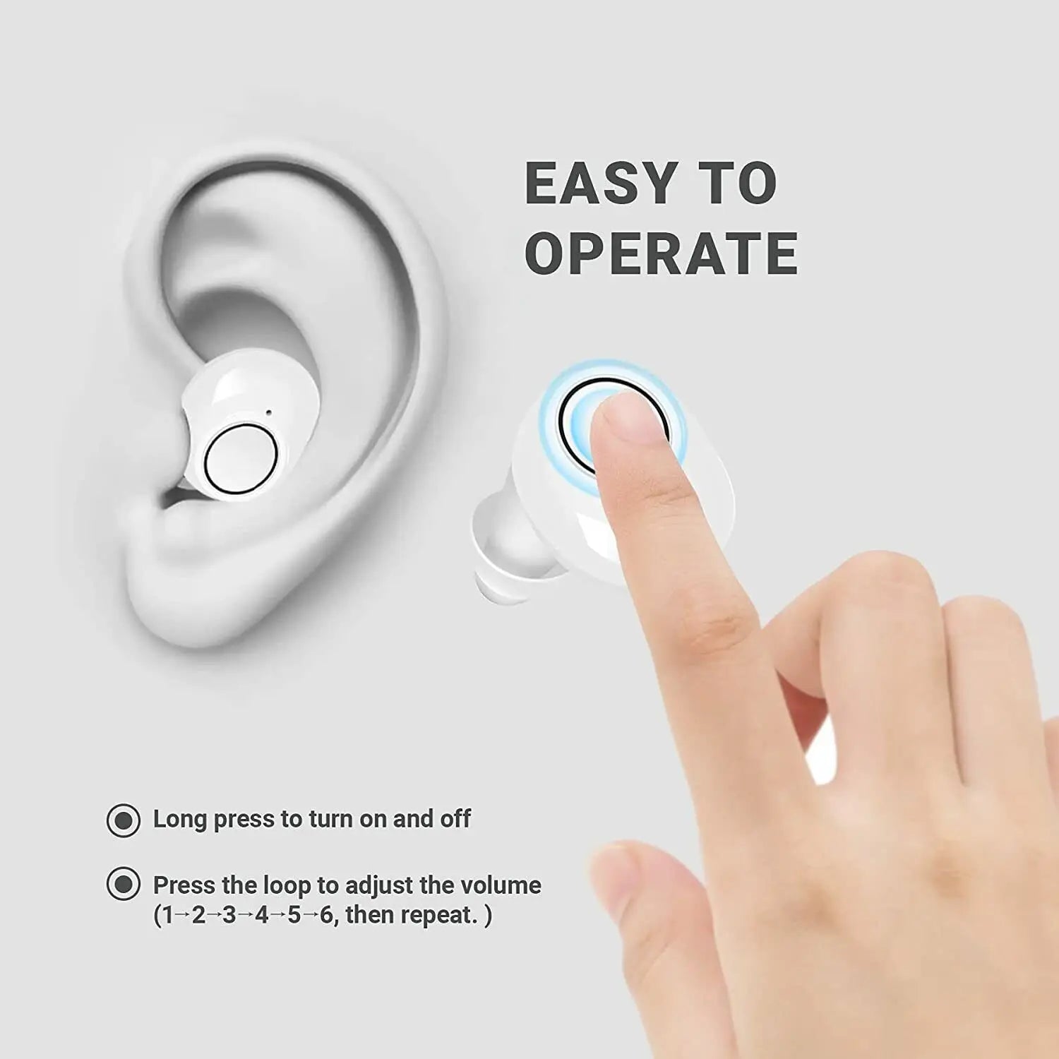 Bluetooth Hoortoestellen met App | Gehoorapparaat | Geavanceerde Hoortoestellen met App-bediening