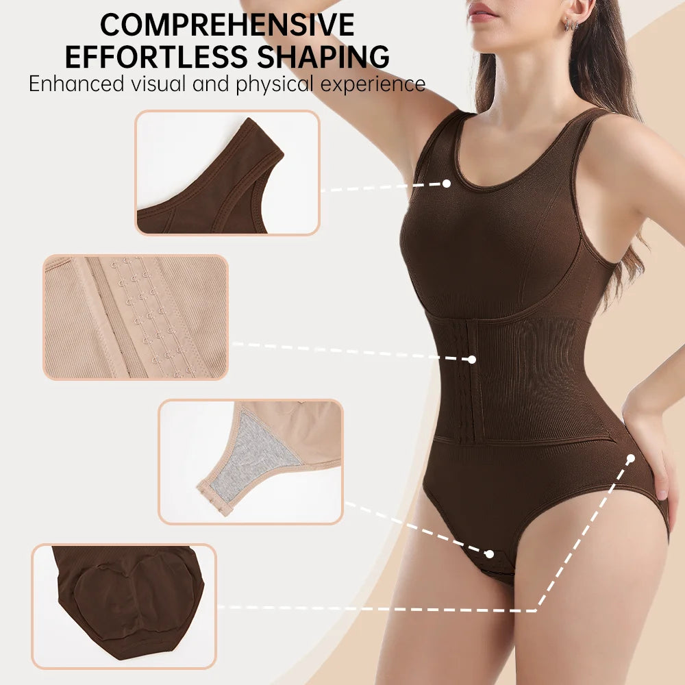 INSHAPE Bodysuit Dames | Shapewear | Corrigerend Ondergoed voor een Slanke Silhouet | Met corset