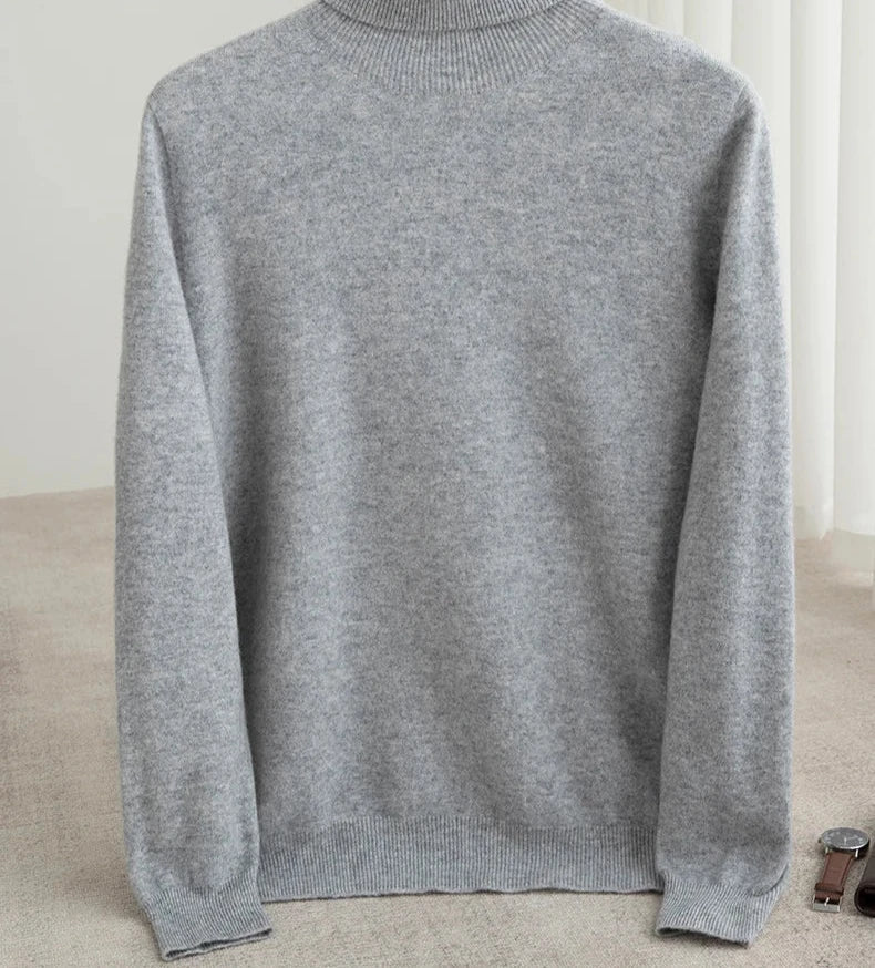 Business Wool Turtleneck | High Quality Materials - Warm and Cozy - Fall - Ideal for Formal and Informal Occasions