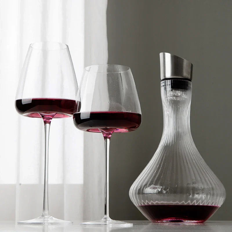 Set van 4 wijnglazen transparant 430 ml - cadeau Spotter