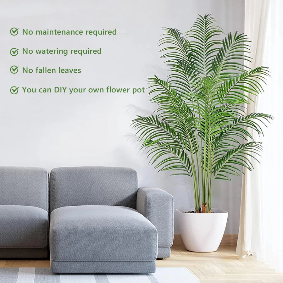 130cm Grote Kunstpalm Met Pot | Tropische Nepplant | Binnen & Buiten Interieurdecoratie