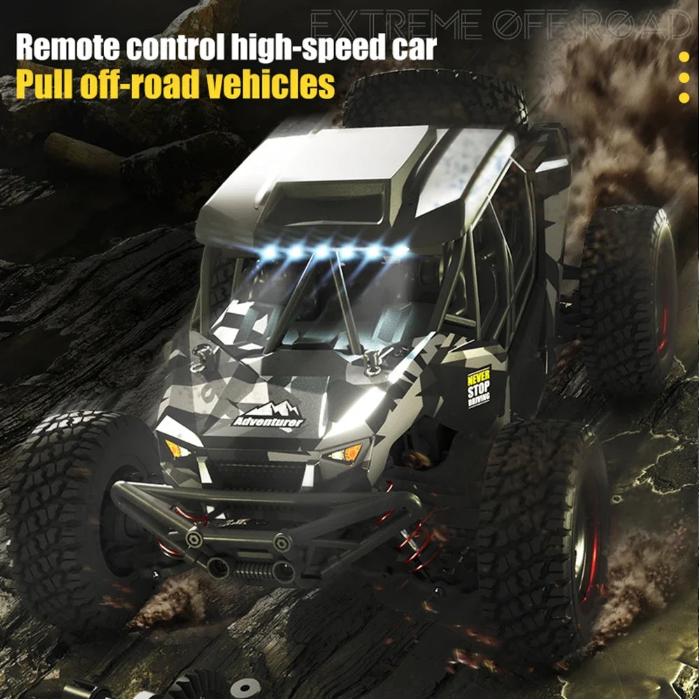 RC Monstertruck 4WD 50KM/H - Afstandsbediening Auto voor Kinderen en Volwassenen, Perfect voor Off-road