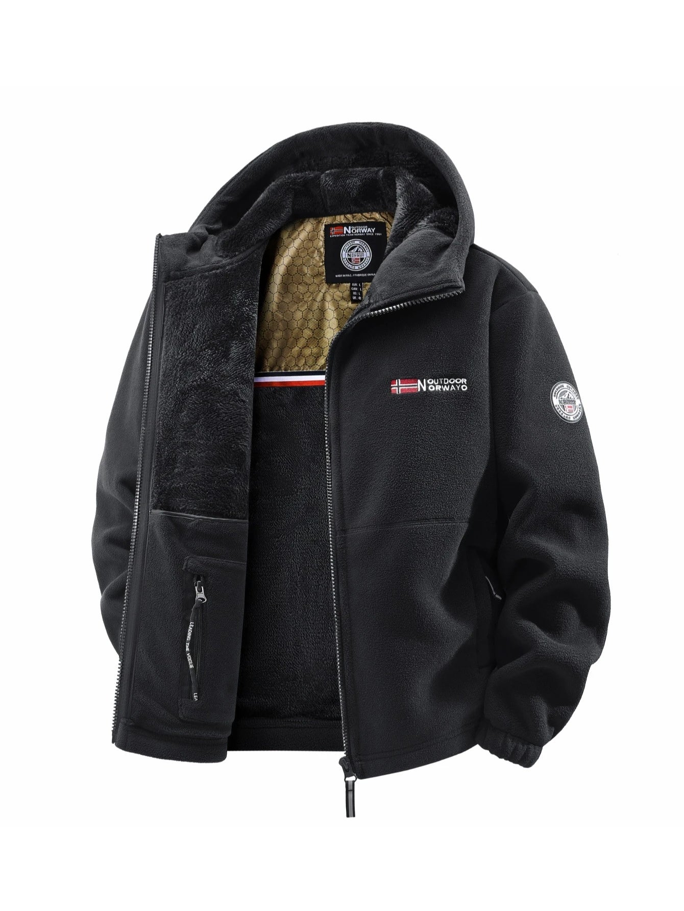 Visconte Heren Outdoor Winterjas – Hooded Jacket voor Herfst & Winter, Dagelijks Gebruik, Reizen, Streetwear, Warme Casual Jas