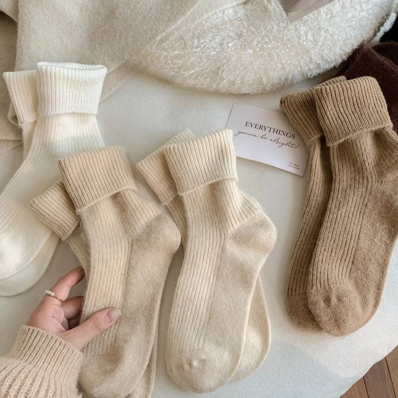 Emma Cozy Cashmere Sokjes - 3 Pack - Warme Luxe voor Thuis