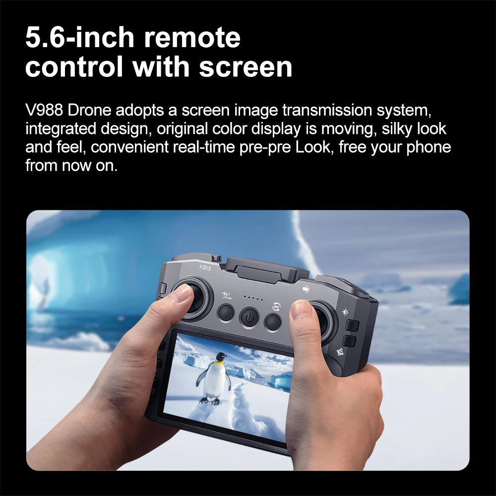 AeroPro Drone 4K UHD Dual Camera 5G WIFI Opvouwbare Quadcopter | Drone | Professionele Drone met Brushless Motor, FPV & Luchtfotografie