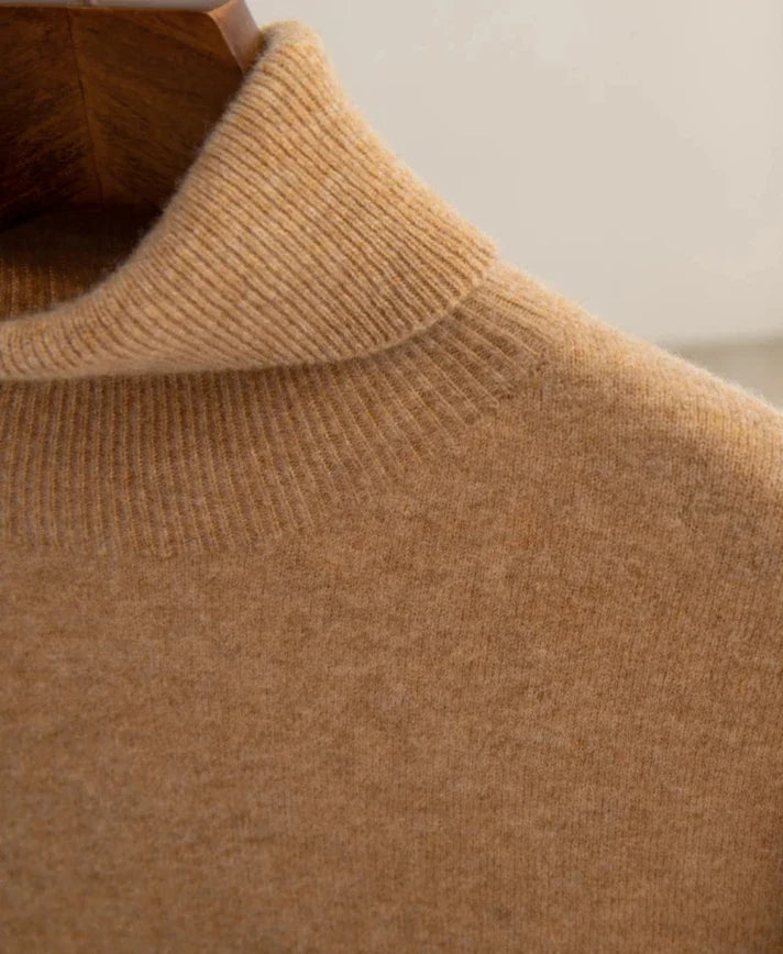 Business Wool Turtleneck | High Quality Materials - Warm and Cozy - Fall - Ideal for Formal and Informal Occasions