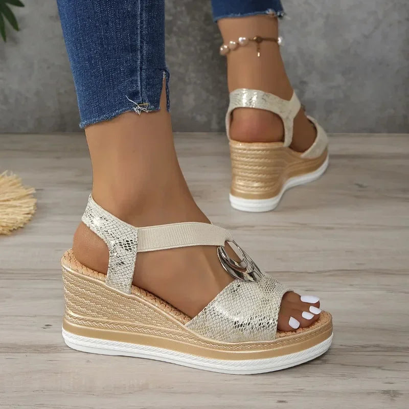 Comfortabele Sleehak Sandalen