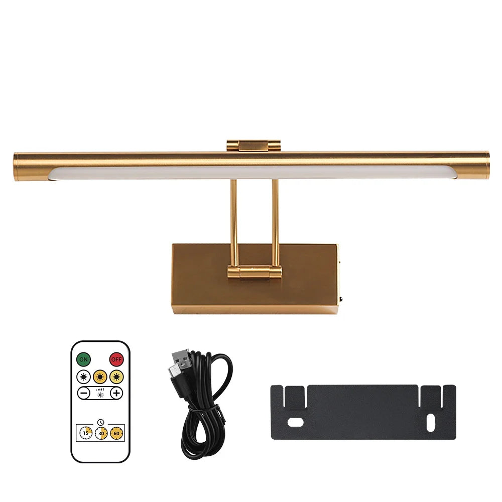 ArtGlow Pro LED Wandlamp voor Schilderijen – Draadloos Oplaadbaar, Dimbaar, Met Afstandsbediening