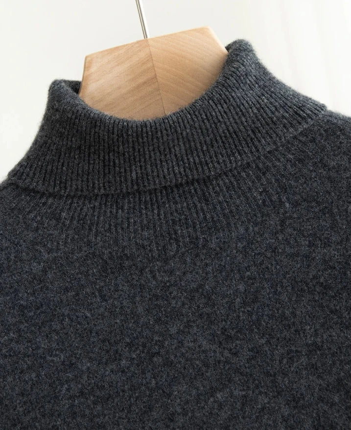 Business Wool Turtleneck | High Quality Materials - Warm and Cozy - Fall - Ideal for Formal and Informal Occasions
