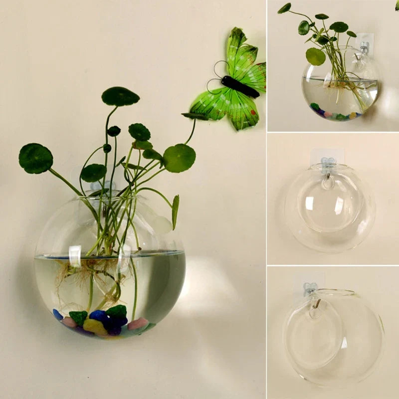 AirBloom Hydro Vase - Hangende hydrologische Glazen Vaasje