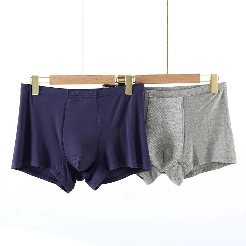 Heren Incontinentie Boxershort Absorberend Anti-Lek | Ondergoed | Wasbare Hoge Taille Incontinentie Onderbroek