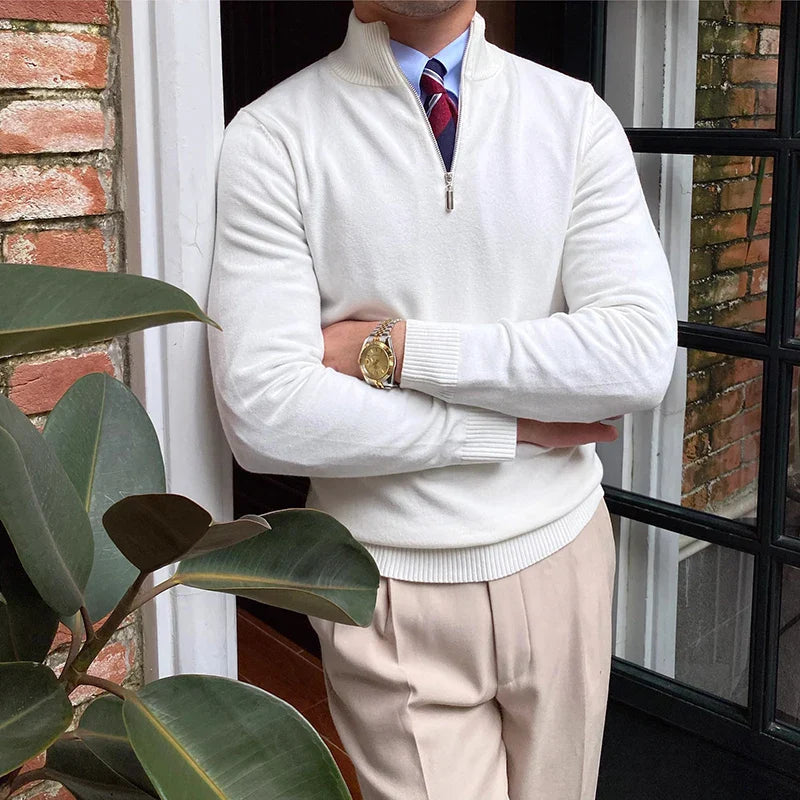 Knitted sweater autumn sweater | High Quality Materials - Warm and Cozy - Autumn - Ideal for Formal and Informal Occasions
