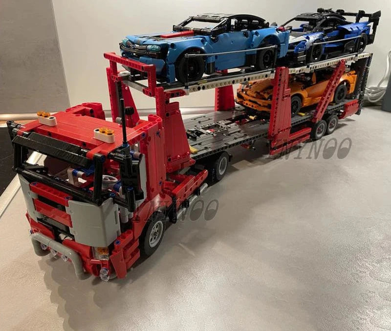 Vrachtwagen Transporter Bouwset - 42098 Stuks - Gedetailleerde Technische Set