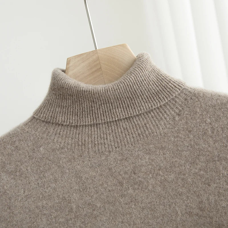 Business Wool Turtleneck | High Quality Materials - Warm and Cozy - Fall - Ideal for Formal and Informal Occasions