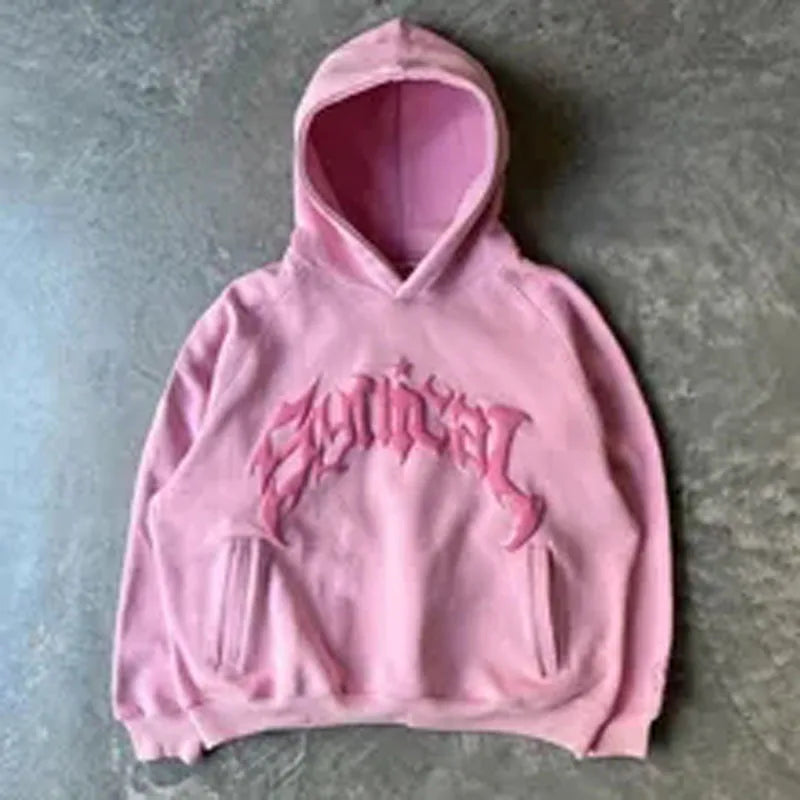 Harajuku Brief Gedrukte Hoodie | Loose Fit | Stijlvolle Casual Streetwear - Comfortabele Oversized Pasvorm