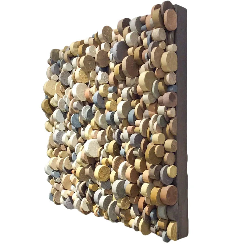 3D Muurdecor Kubus | Wanddecoratie | Kleurrijke Blokkendoos Kunst