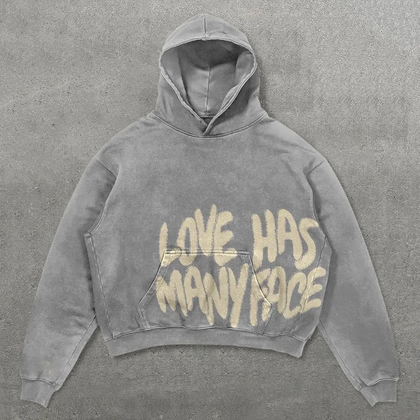 Artistic Y2K Hoodie | Losse Pasvorm | Abstracte Kunst - Creatieve Uitdrukking, Uniek Ontwerp