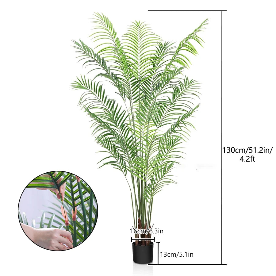 130cm Grote Kunstpalm Met Pot | Tropische Nepplant | Binnen & Buiten Interieurdecoratie