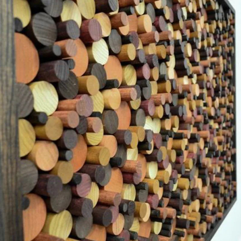 3D Muurdecor Kubus | Wanddecoratie | Kleurrijke Blokkendoos Kunst