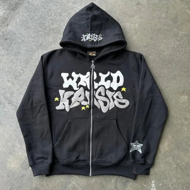 Bold Statement Hoodie | Losse Pasvorm | Grote Teksten - Luid en Trots, Straatwijs