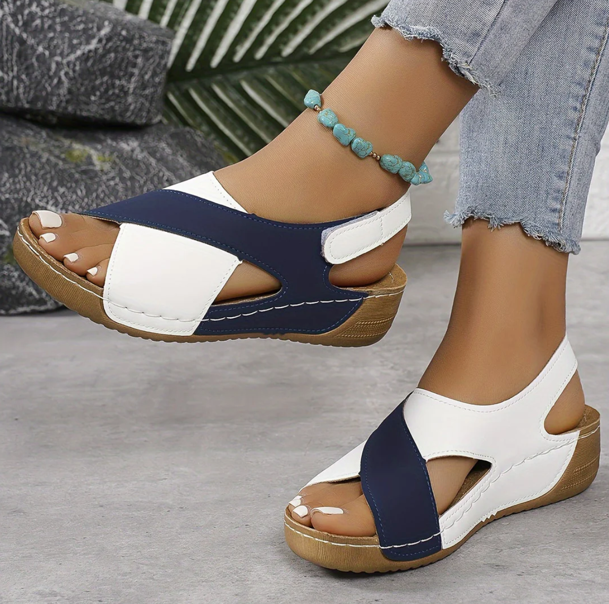 Dames Wandelsandalen – Ademend en Orthopedisch Comfort | Lichtgewicht Zomersandaal