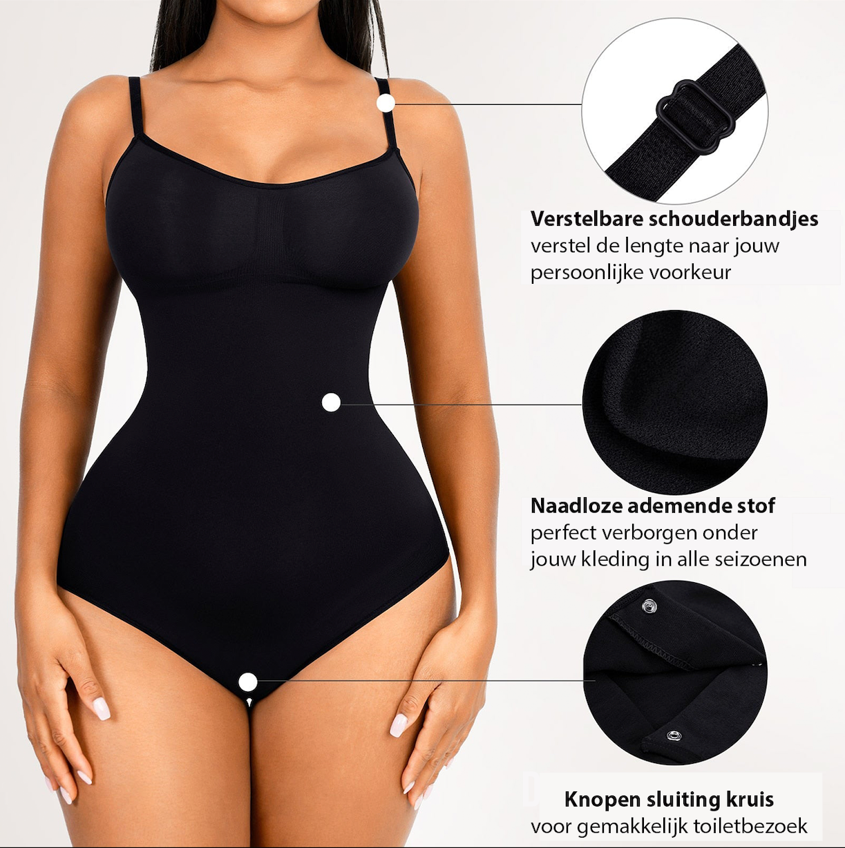 Snatched Bodysuit Dames - Slimfit - Belle Couture - FP 18 - Essential Elegance