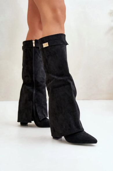 Zohra | Hoge Laarzen Met Flap