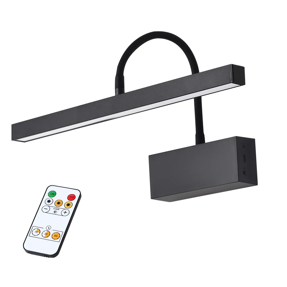UPLIGHT Pro LED Wandlamp voor Schilderijen – Draadloos Oplaadbaar, Dimbaar, Met Afstandsbediening