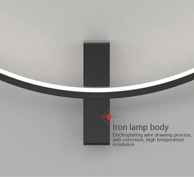 Moderne Ronde Wandlamp | Verlichting | Sfeervolle Cirkelvormige Lichtbron