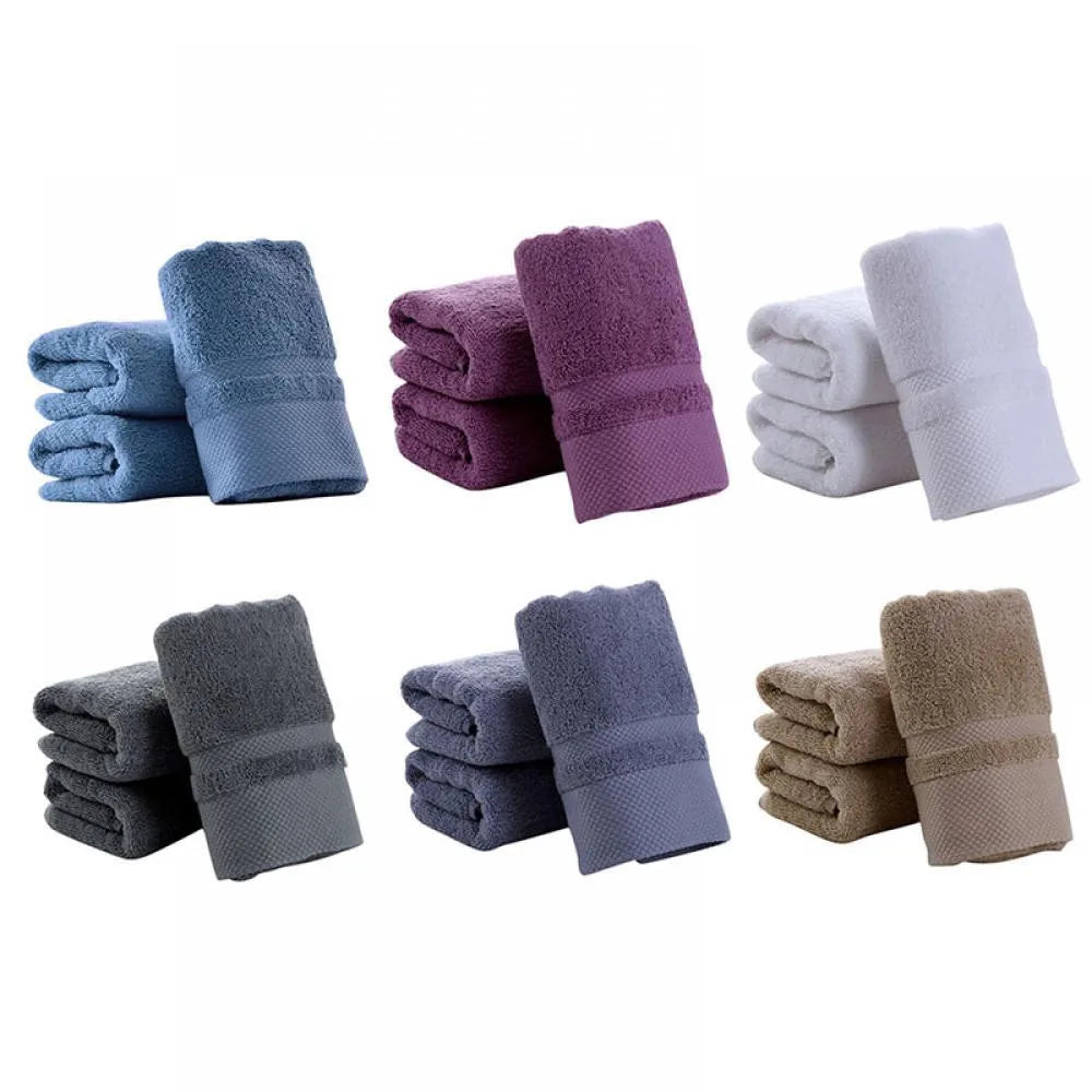 Katoenen Handdoeken, Badkamer Handdoeken Set,Ultra Zacht 35X75Cm