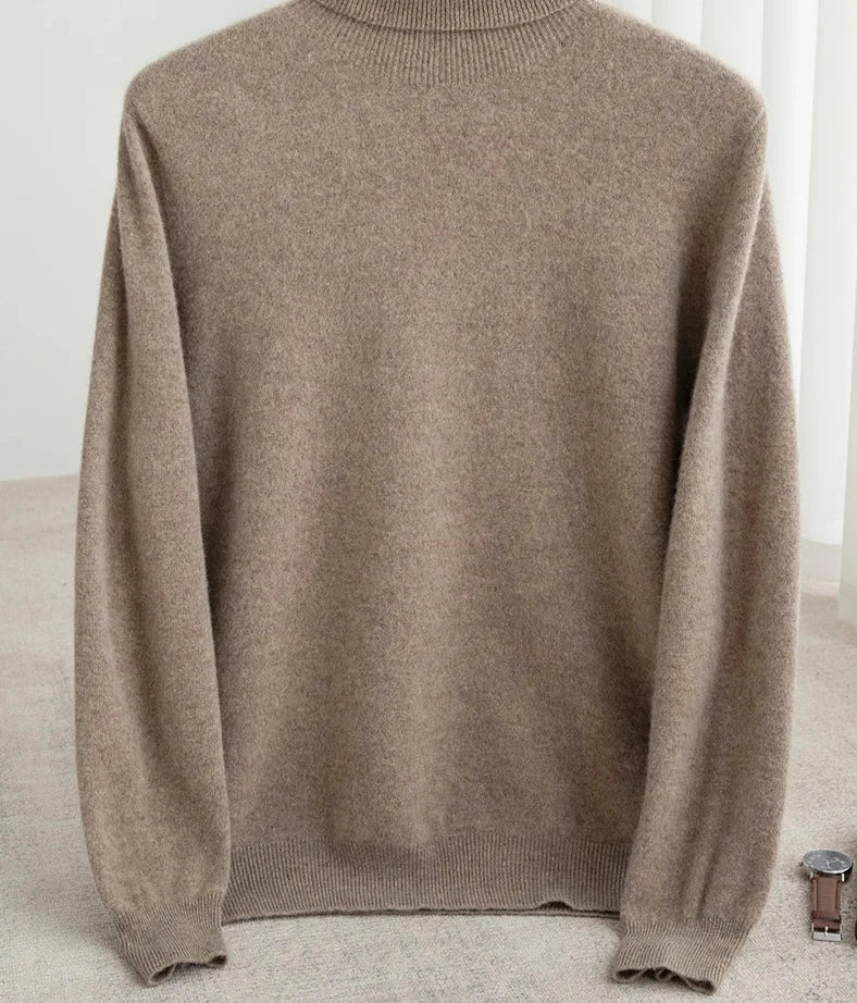 Business Wool Turtleneck | High Quality Materials - Warm and Cozy - Fall - Ideal for Formal and Informal Occasions