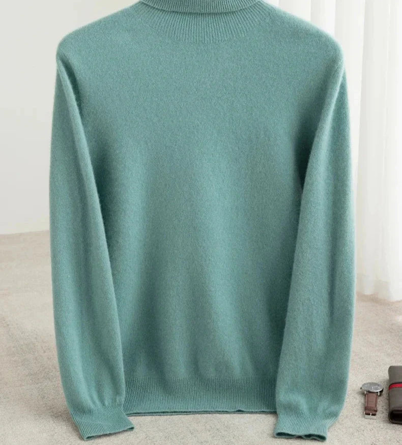 Business Wool Turtleneck | High Quality Materials - Warm and Cozy - Fall - Ideal for Formal and Informal Occasions