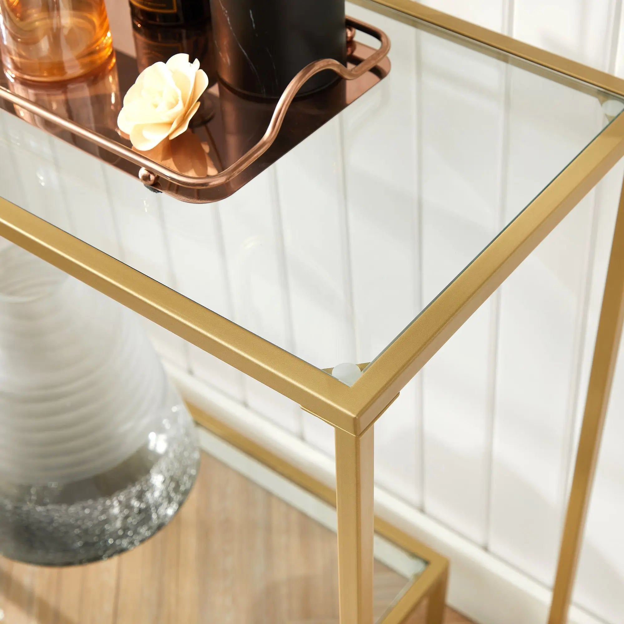 Bijzet Tafel | Praktisch en mobiel - Schuift gemakkelijk onder de bank - Ideaal voor laptop of koffie