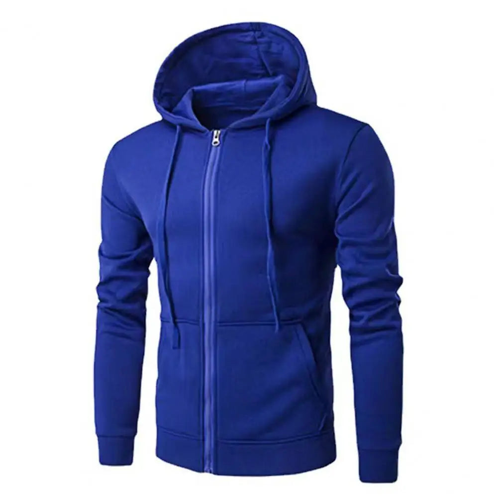 FlexGear Herfst Heren Hoodie Sweatshirt Slim Fit Lange Mouw | Hoodie | Casual Sweatshirt met Rits Sluiting, Mode Jasje voor Mannen