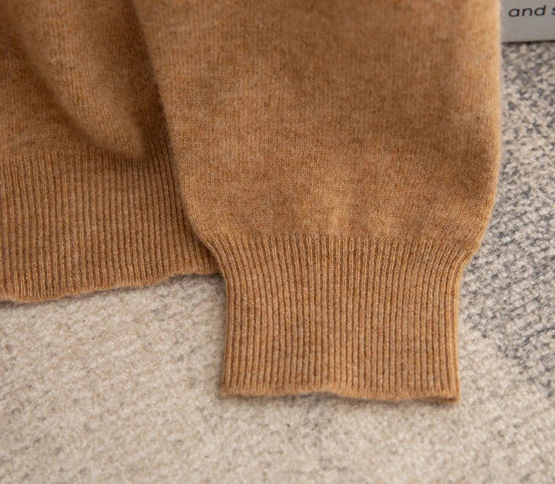Business Wool Turtleneck | High Quality Materials - Warm and Cozy - Fall - Ideal for Formal and Informal Occasions