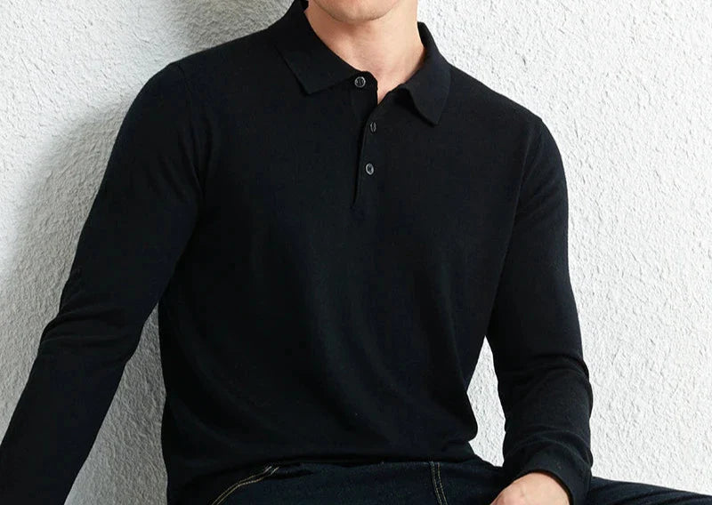 Slim fit wool autumn sweater | High quality materials - Warm and cozy - autumn - Ideal for formal and informal occasions