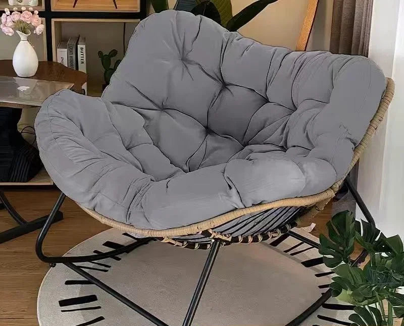 Rotan Relaxstoel - Loungestoel met Luxe Design voor Comfortabel Ontspannen, Ideaal voor Woonkamer of Balkon