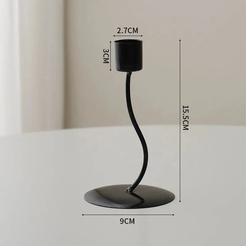 1 Stuks Kandelaar Ambachten Eenvoudige Nordic Bureau Kaarsversiering