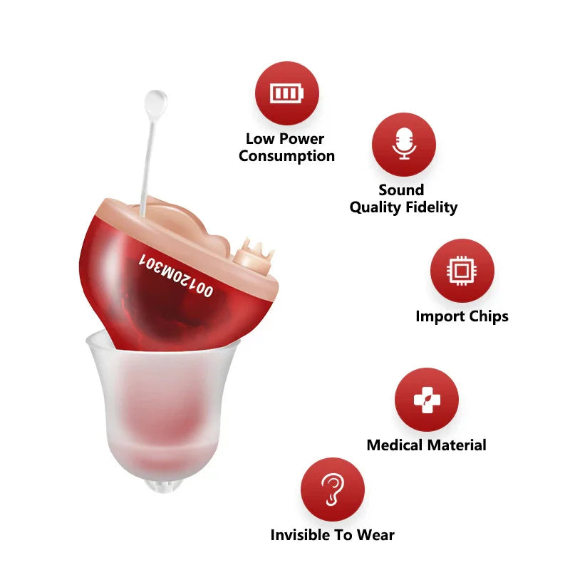 Oplaadbare Hoortoestellen | Gehoorapparaat | Innovatief Gehoorapparaat met Jaar Garantie