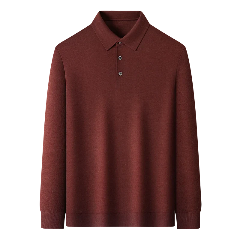 Slim fit wool autumn sweater | High quality materials - Warm and cozy - autumn - Ideal for formal and informal occasions