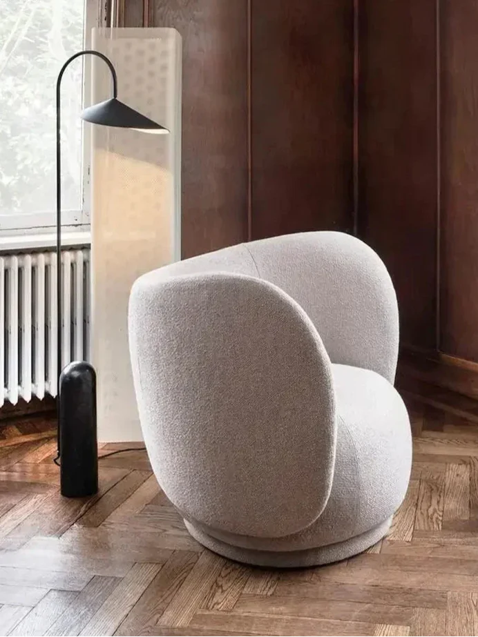 Nordic Arum | Minimalistische Design Vloerlamp met Marmeren Basis | Scandinavisch design vloerlamp | Dimbare LED verlichting | Luxe marmeren voet | Energiezuinig | Moderne elegante stijl | Vloerverlichting voor woonkamer slaapkamer