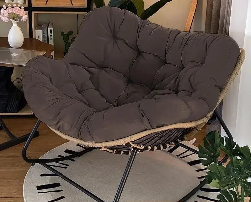 Rotan Relaxstoel - Loungestoel met Luxe Design voor Comfortabel Ontspannen, Ideaal voor Woonkamer of Balkon